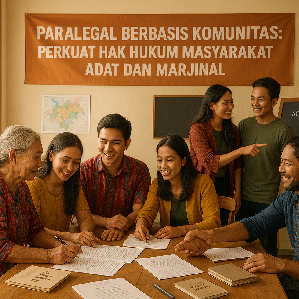 Paralegal Berbasis Komunitas: Perkuat Hak Hukum Masyarakat Adat dan Marjinal