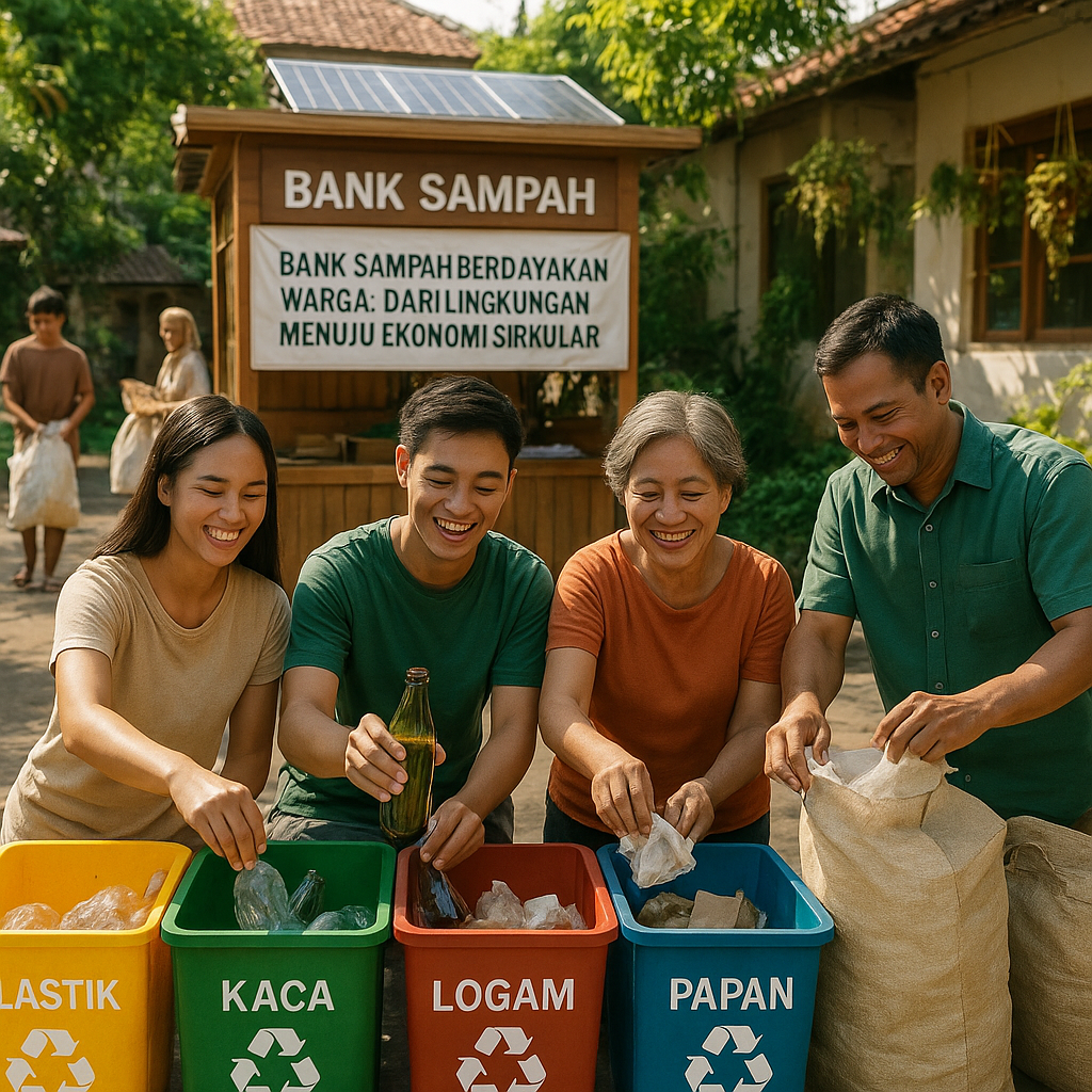 Bank Sampah Berdayakan Warga: Dari Lingkungan Menuju Ekonomi Sirkular