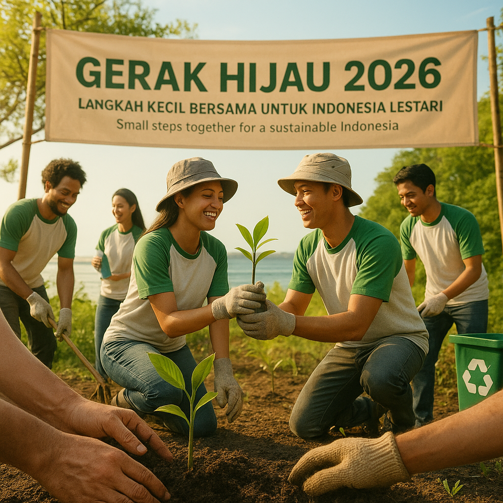 Gerak Hijau 2026: Langkah Kecil Bersama untuk Indonesia Lestari