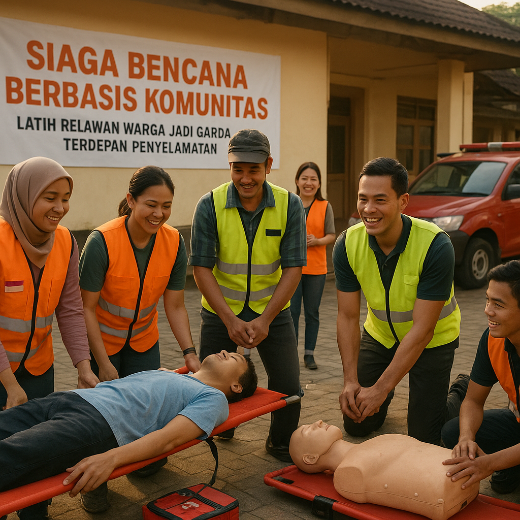 Siaga Bencana Berbasis Komunitas: Latih Relawan Warga Jadi Garda Terdepan Penyelamatan