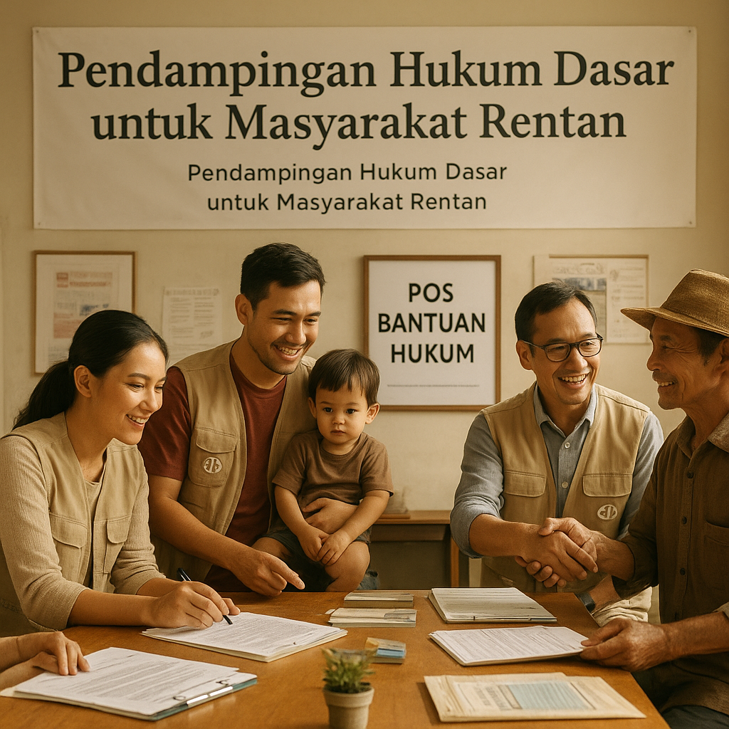 Pendampingan Hukum Dasar untuk Masyarakat Rentan: Relawan Hukum Siap Membantu di Pos Bantuan Hukum