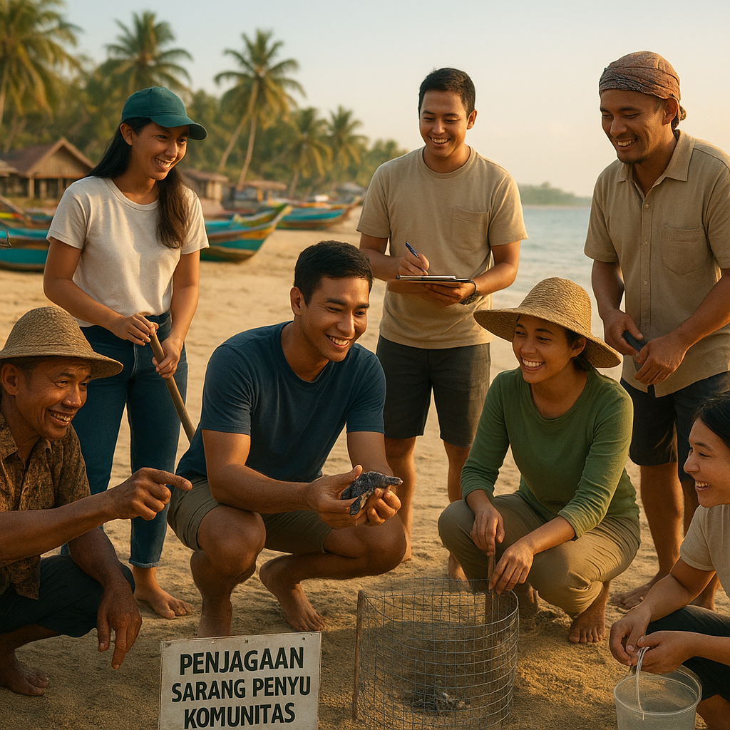 Konservasi Penyu Berbasis Komunitas: Libatkan Nelayan Jadi Penjaga Ekosistem Pantai