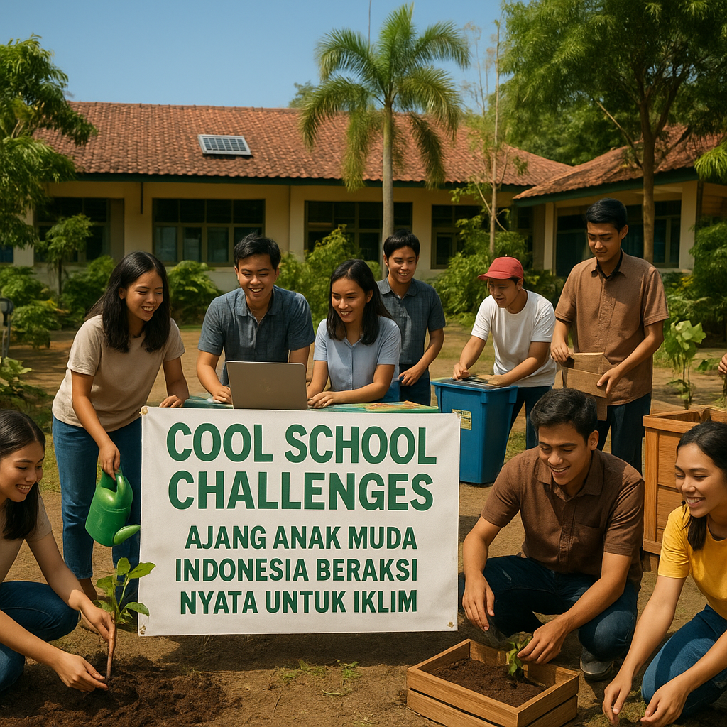 Cool School Challenges: Ajang Anak Muda Indonesia Beraksi Nyata untuk Iklim dari Sekolah