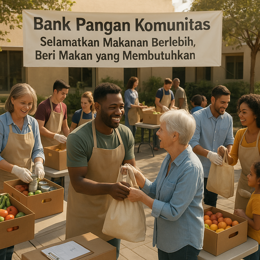 Bank Pangan Komunitas: Selamatkan Makanan Berlebih, Beri Makan yang Membutuhkan