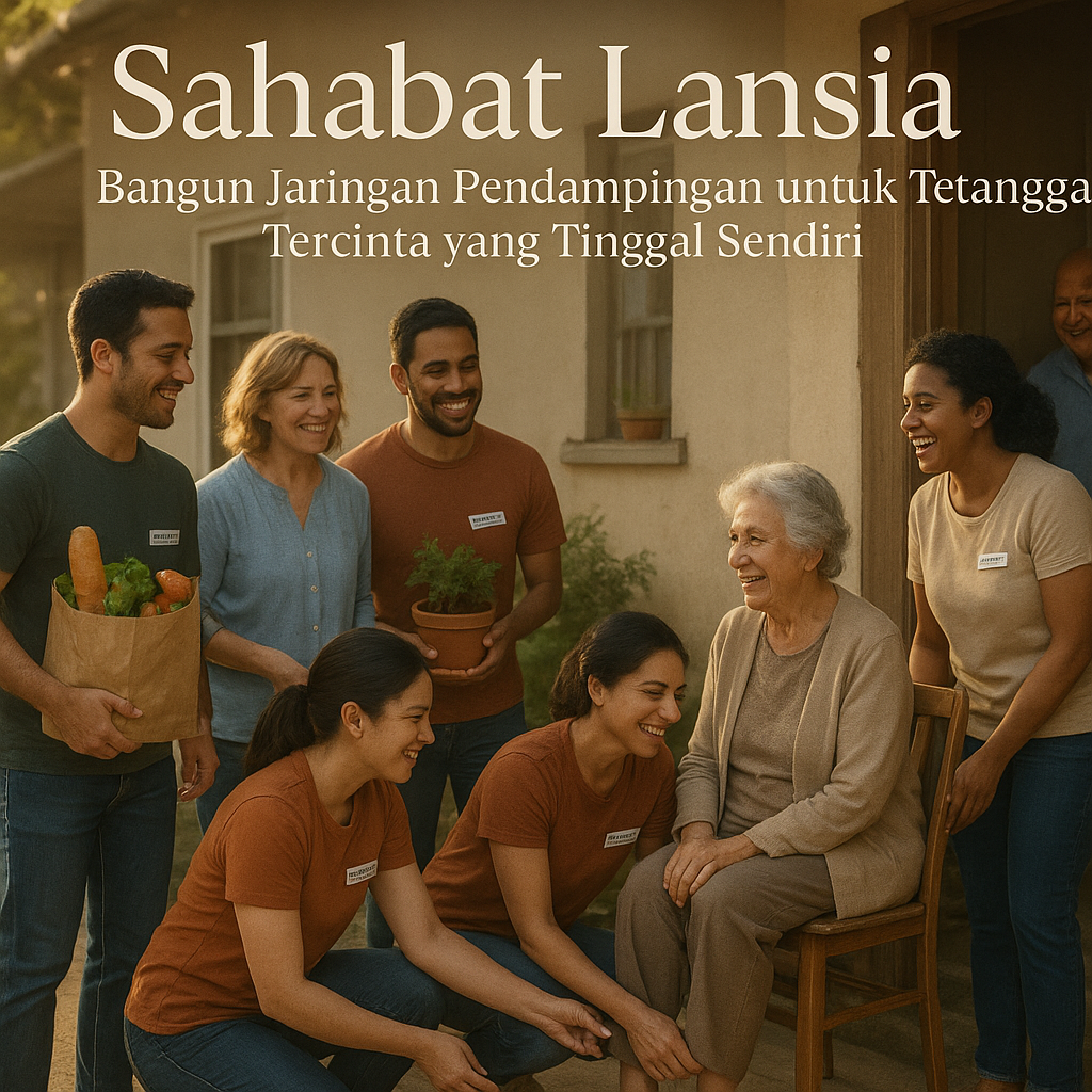 Sahabat Lansia: Bangun Jaringan Pendampingan untuk Tetangga Tercinta yang Tinggal Sendiri