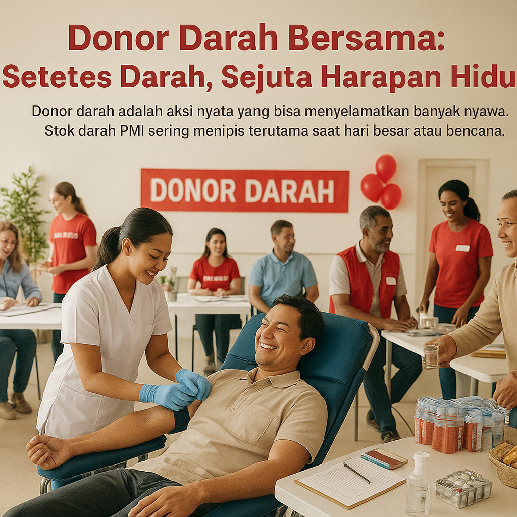 Donor Darah Bersama: Setetes Darah, Sejuta Harapan Hidup