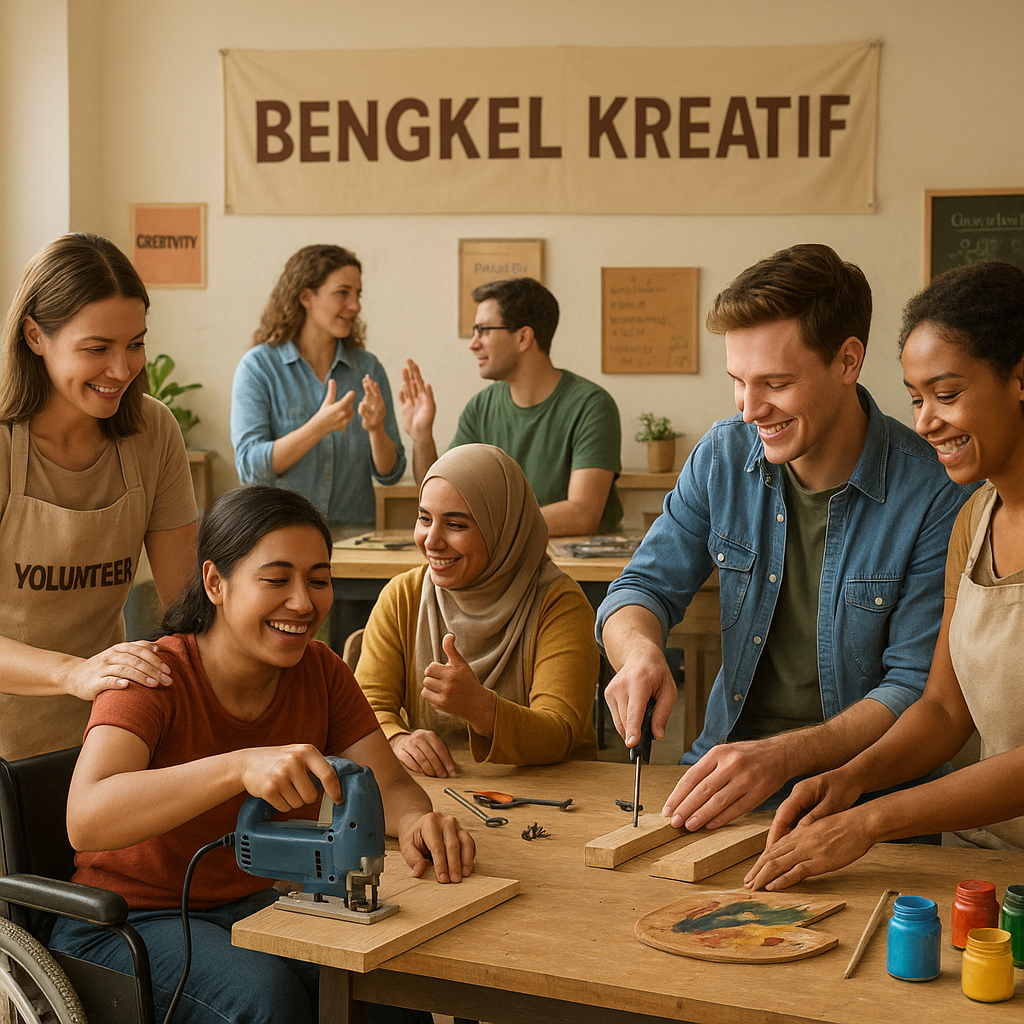 Bengkel Kreatif: Pelatihan Keterampilan untuk Penyandang Disabilitas