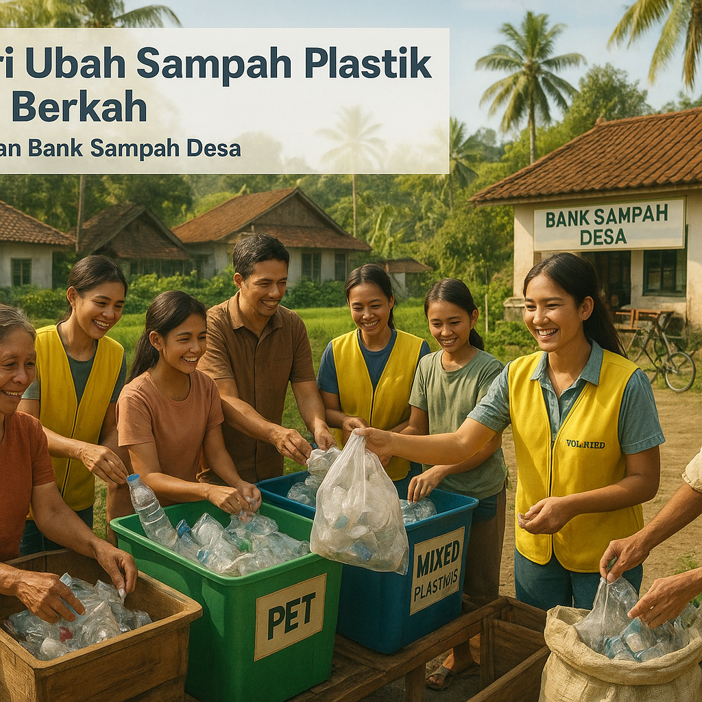 Mari Ubah Sampah Plastik Jadi Berkah: Gerakan Bank Sampah Desa