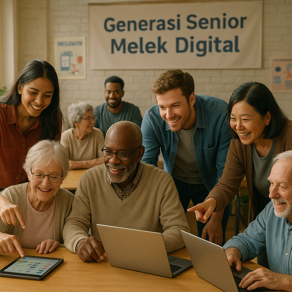 Generasi Senior Melek Digital: Ajar Kakek Nenek Kita Berselancar