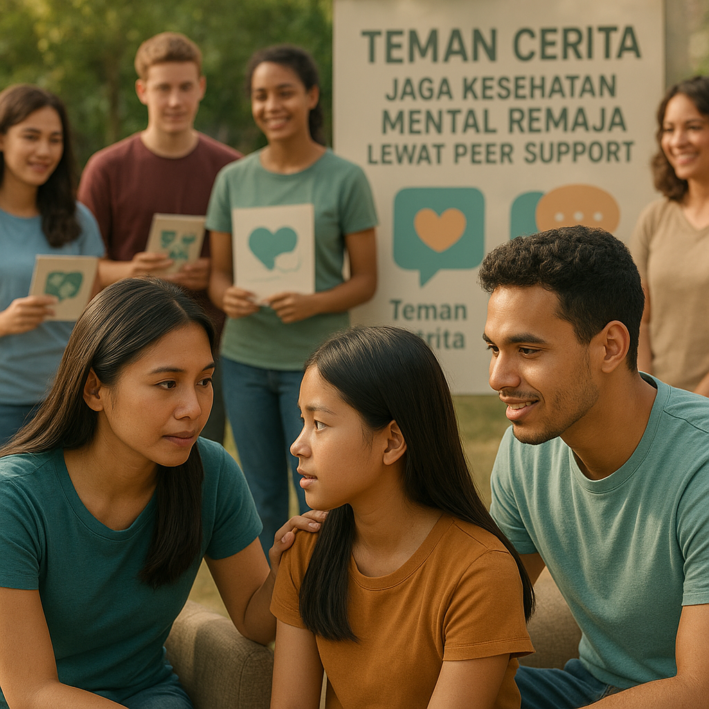 Teman Cerita: Jaga Kesehatan Mental Remaja Lewat Peer Support