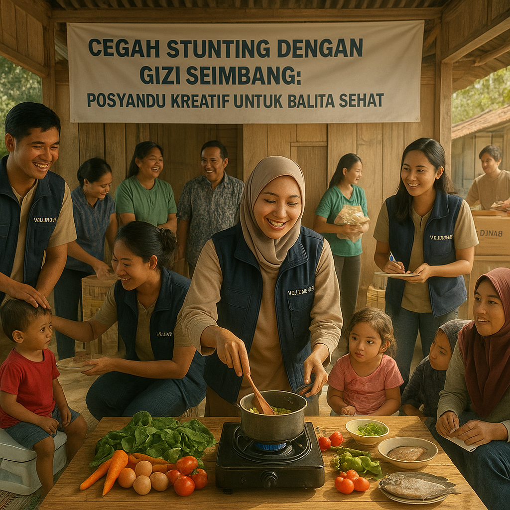 Cegah Stunting dengan Gizi Seimbang: Posyandu Kreatif untuk Balita Sehat