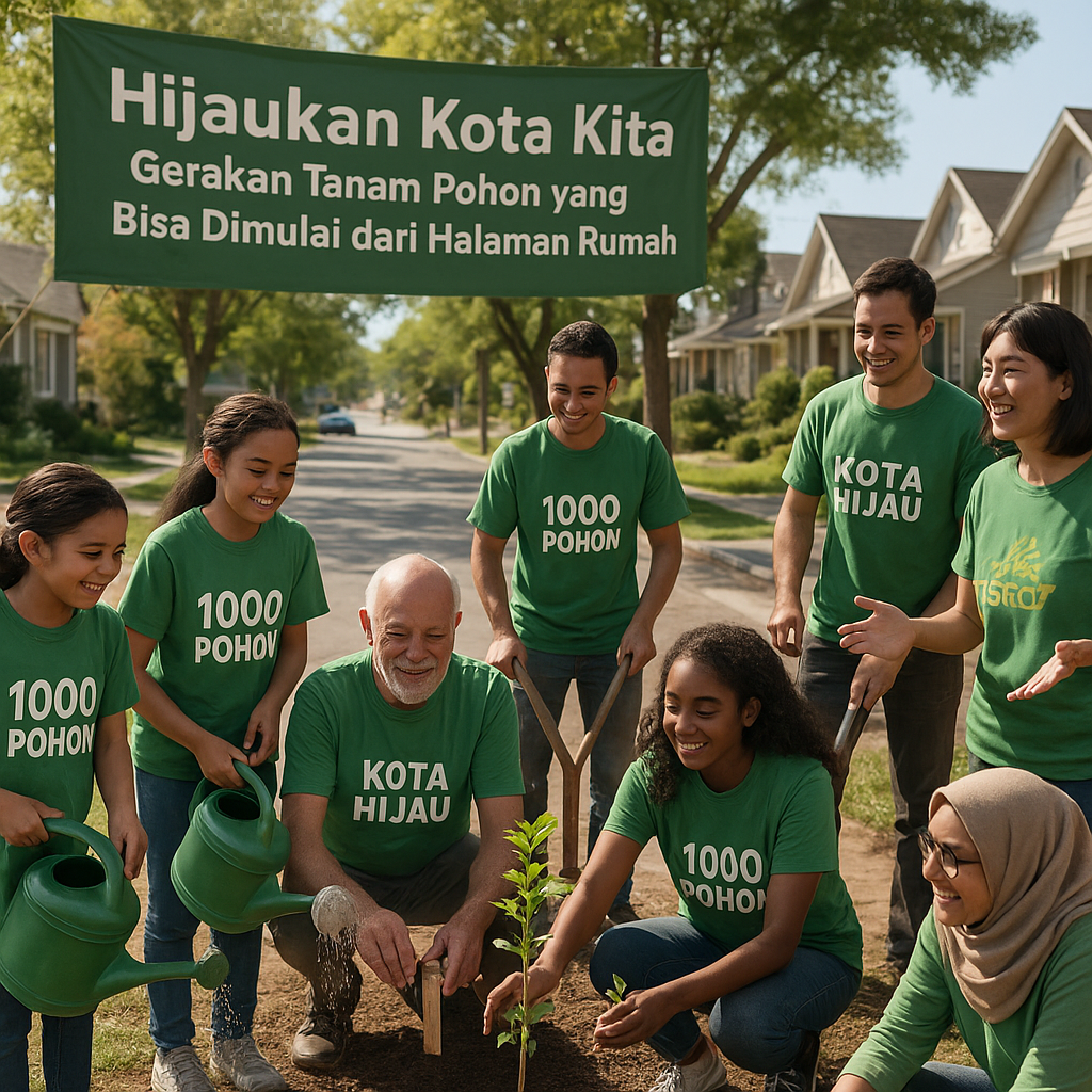 Hijaukan Kota Kita: Gerakan Tanam Pohon yang Bisa Dimulai dari Halaman Rumah