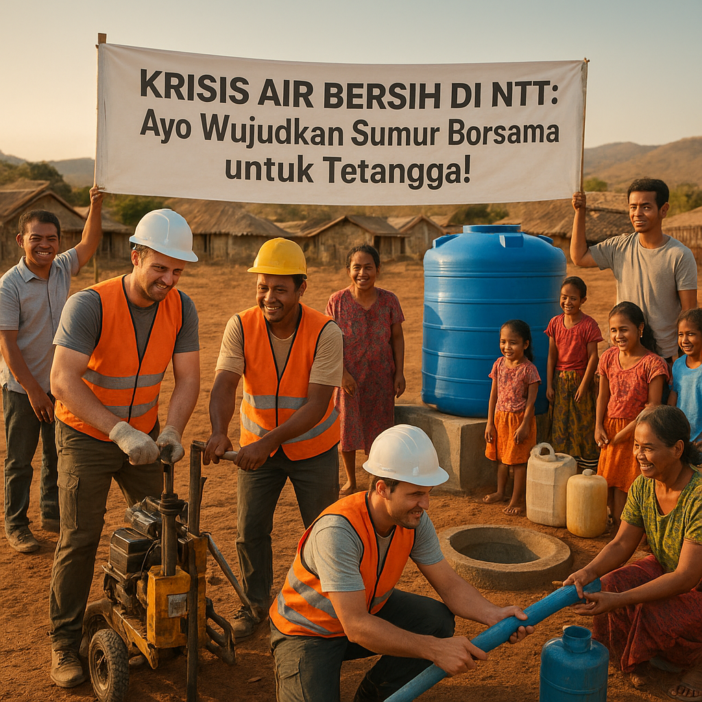 Krisis Air Bersih di NTT: Ayo Wujudkan Sumur Bor Bersama untuk Tetangga!
