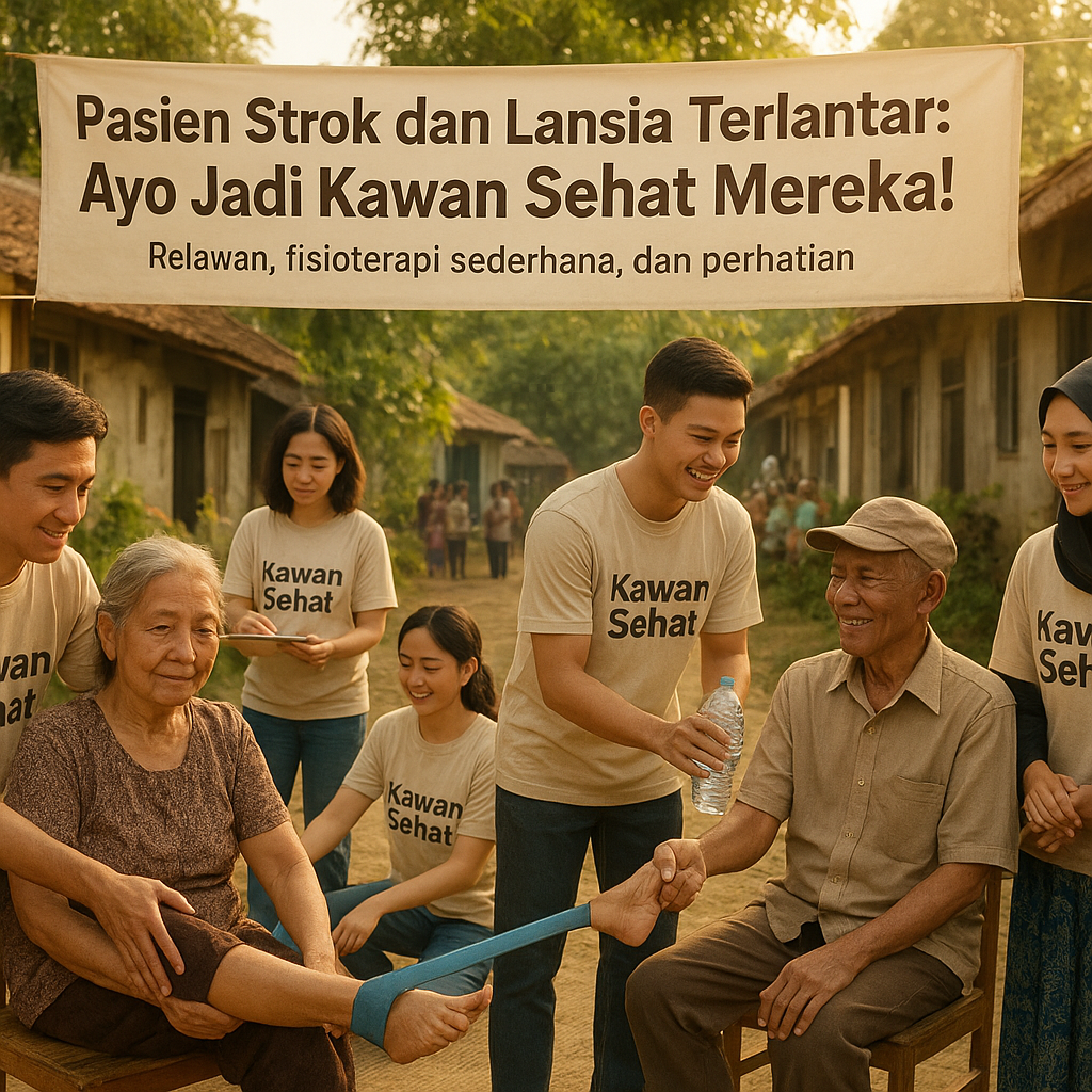 Pasien Strok dan Lansia Terlantar: Ayo Jadi Kawan Sehat Mereka!