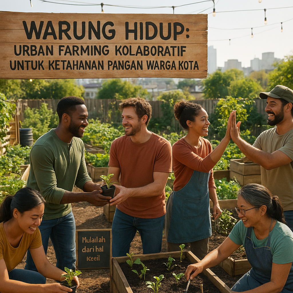 Warung Hidup: Urban Farming Kolaboratif untuk Ketahanan Pangan Warga Kota