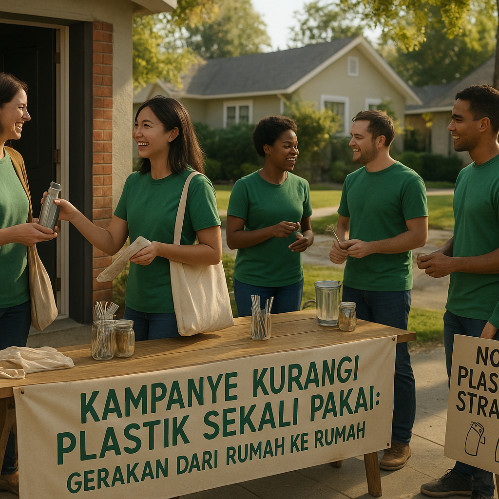 Kampanye Kurangi Plastik Sekali Pakai: Gerakan dari Rumah ke Rumah