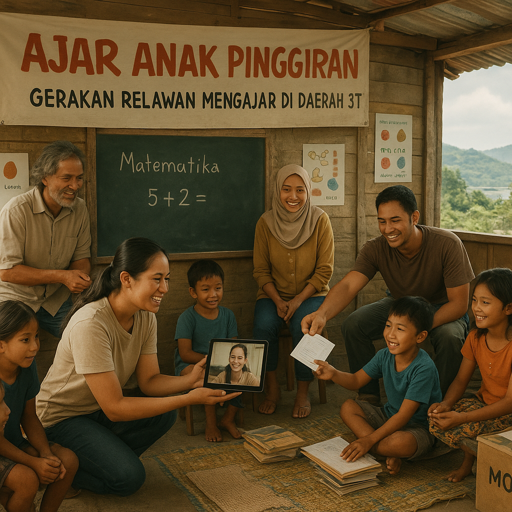 Ajar Anak Pinggiran: Gerakan Relawan Mengajar di Daerah 3T