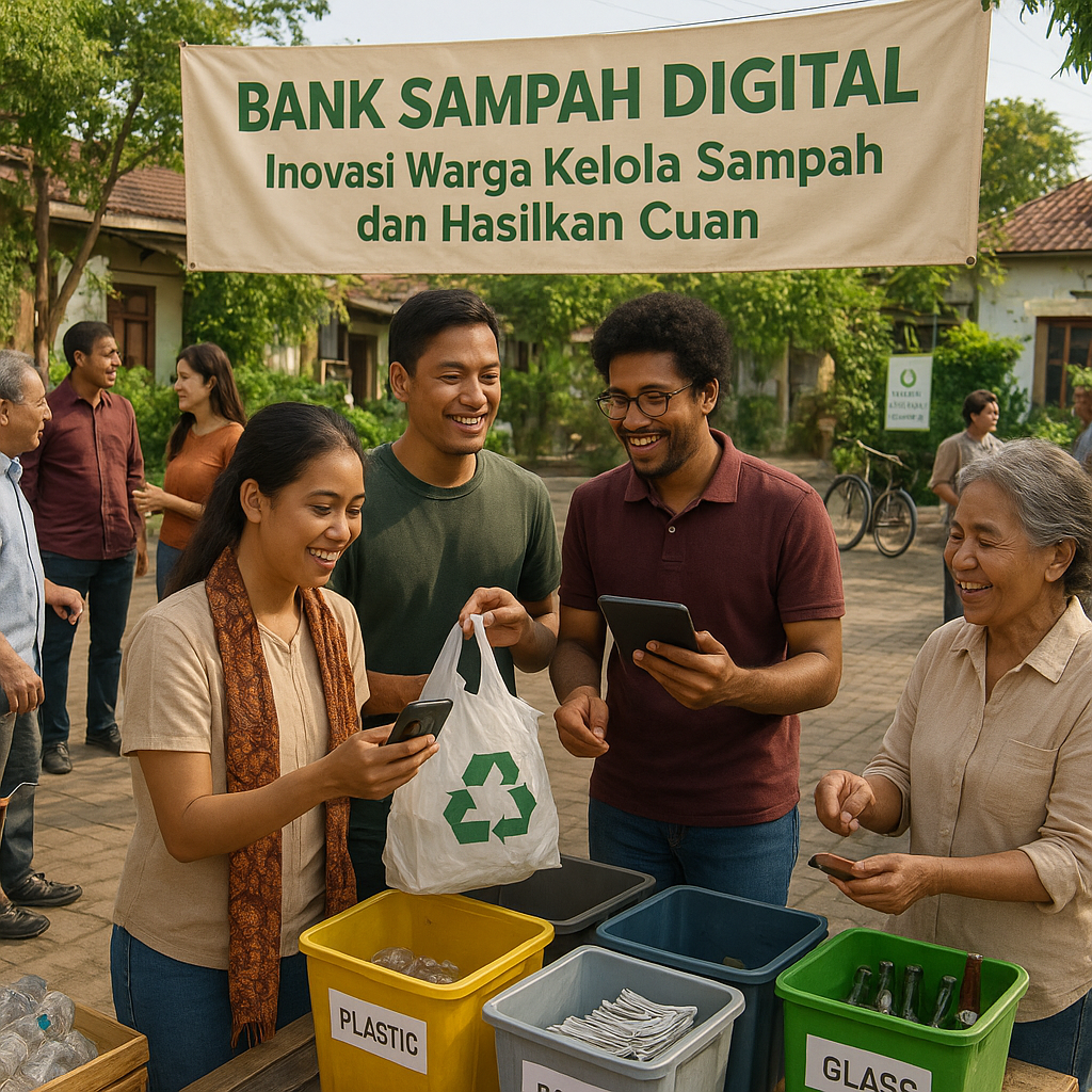 Bank Sampah Digital: Inovasi Warga Kelola Sampah dan Hasilkan Cuan