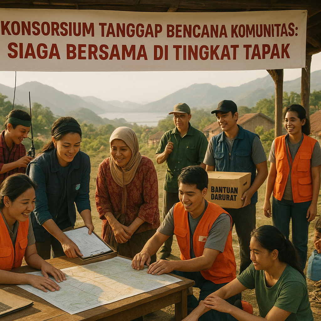 Konsorsium Tanggap Bencana Komunitas: Siaga Bersama di Tingkat Tapak