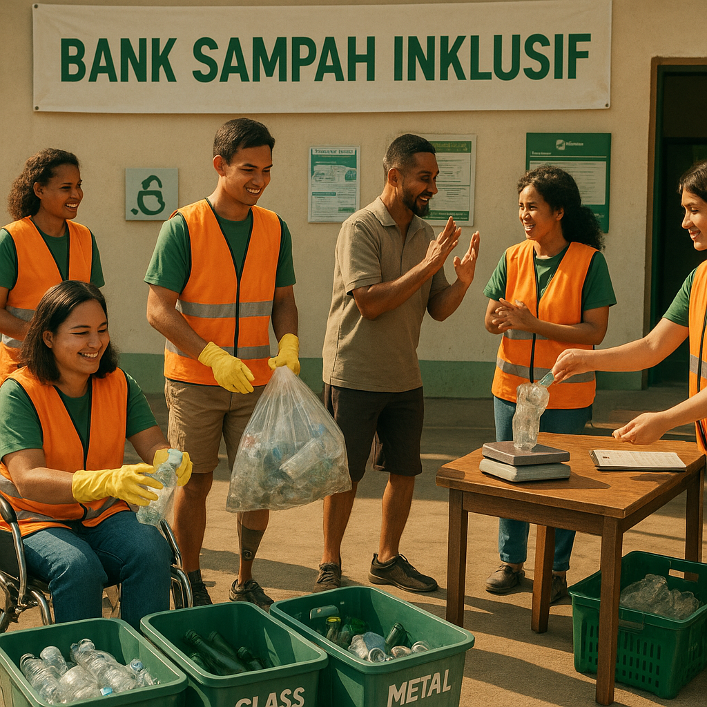 Bank Sampah Inklusif: Mengubah Sampah Jadi Penghasilan untuk Penyandang Disabilitas