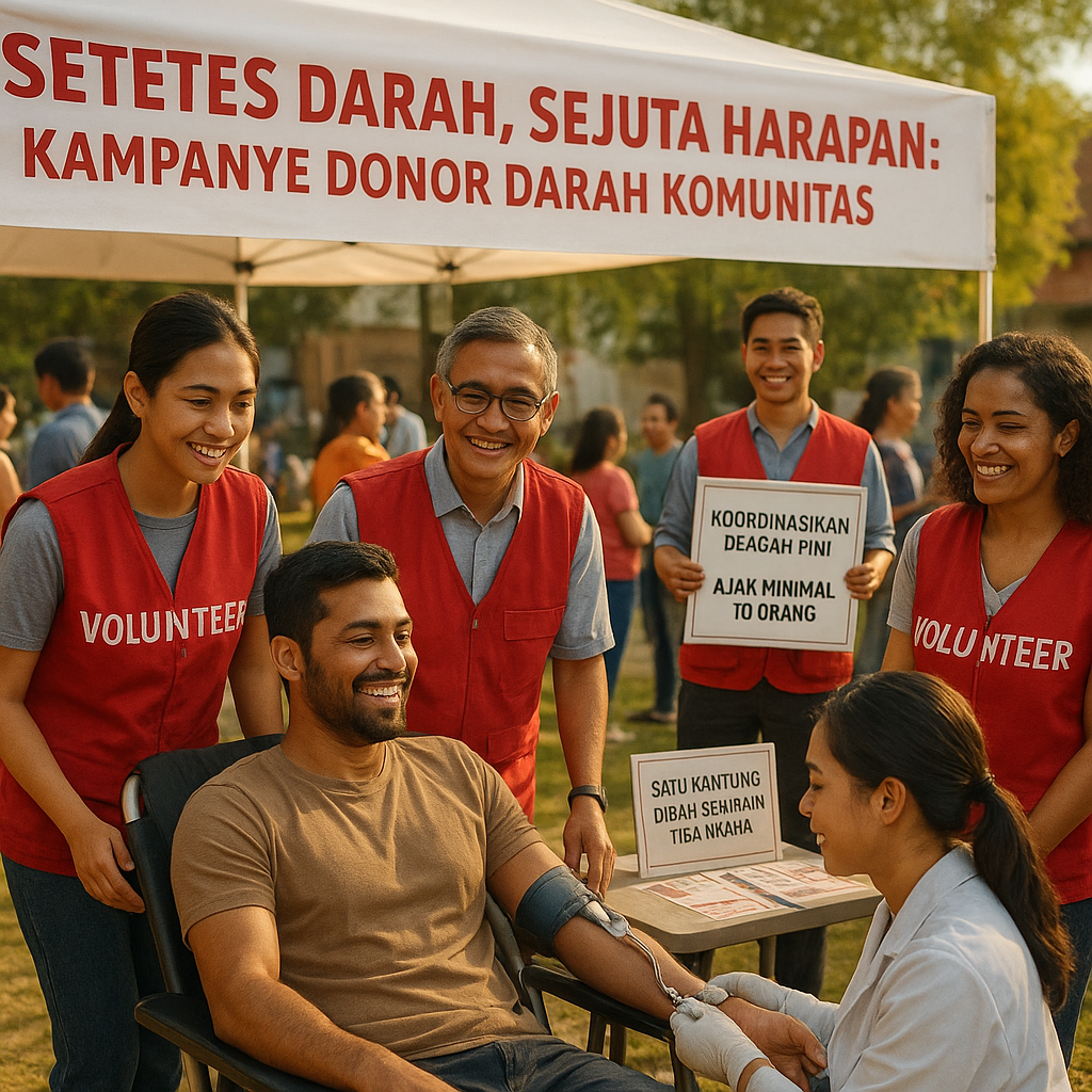 Setetes Darah, Sejuta Harapan: Kampanye Donor Darah Komunitas