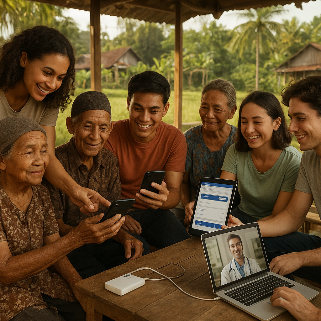 Relawan Digital: Ajar Lansia Melek Teknologi di Kampung Terpencil