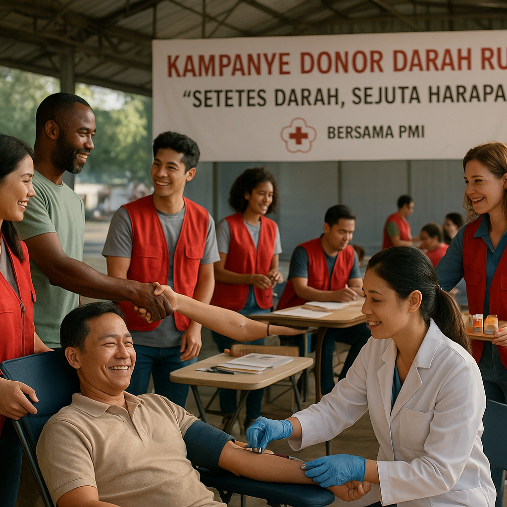 Kampanye Donor Darah Rutin: Setetes Darah, Sejuta Harapan