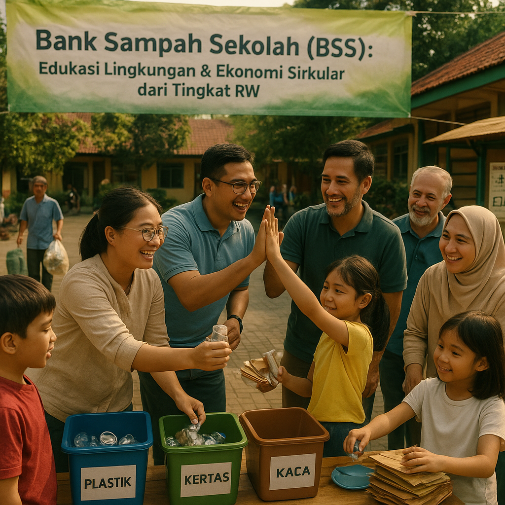 Bank Sampah Sekolah (BSS): Edukasi Lingkungan & Ekonomi Sirkular dari Tingkat RW