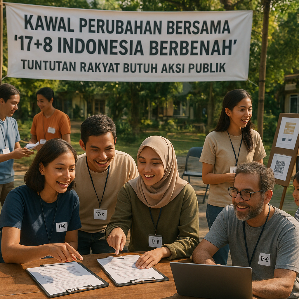 Kawal Perubahan Bersama '17+8 Indonesia Berbenah': Tuntutan Rakyat Butuh Aksi Publik