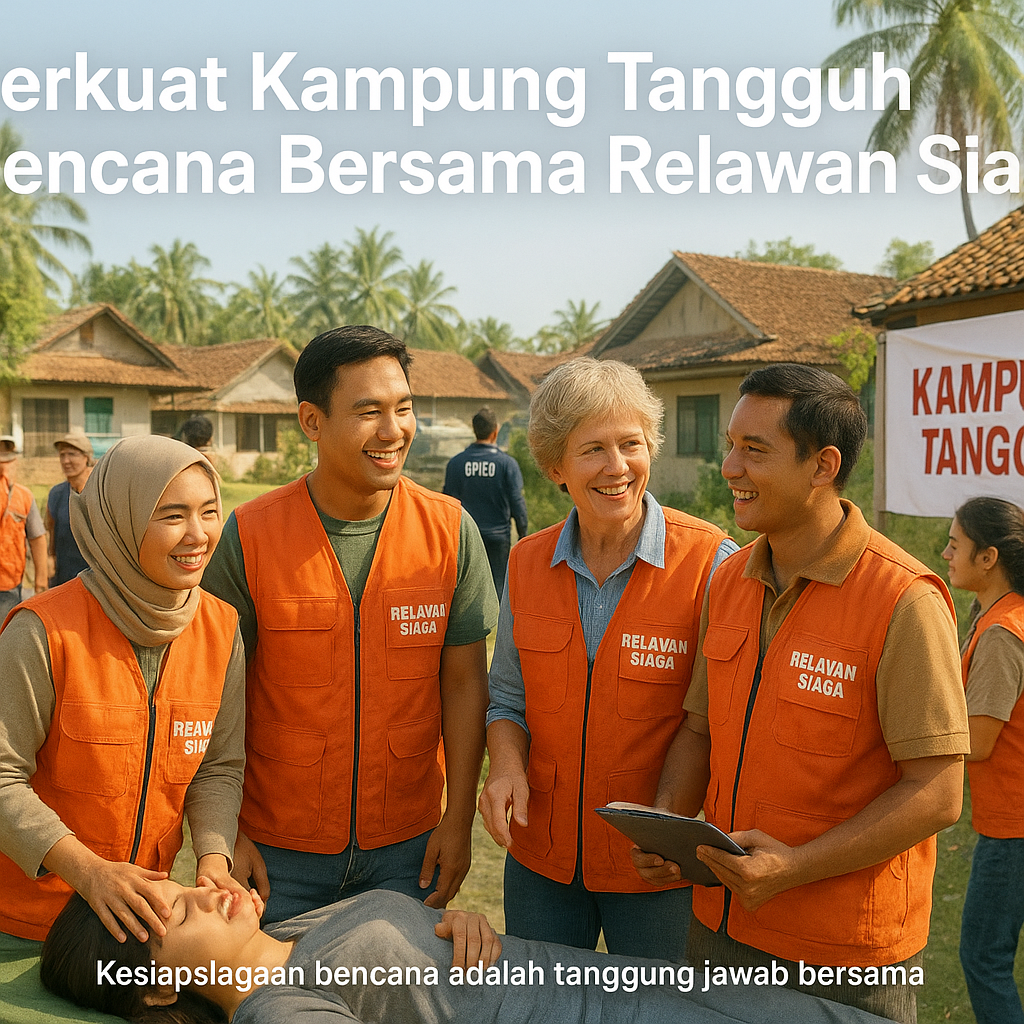 Perkuat Kampung Tangguh Bencana Bersama Relawan Siaga