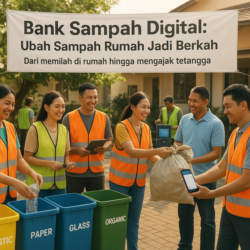 Bank Sampah Digital: Ubah Sampah Rumah Jadi Berkah