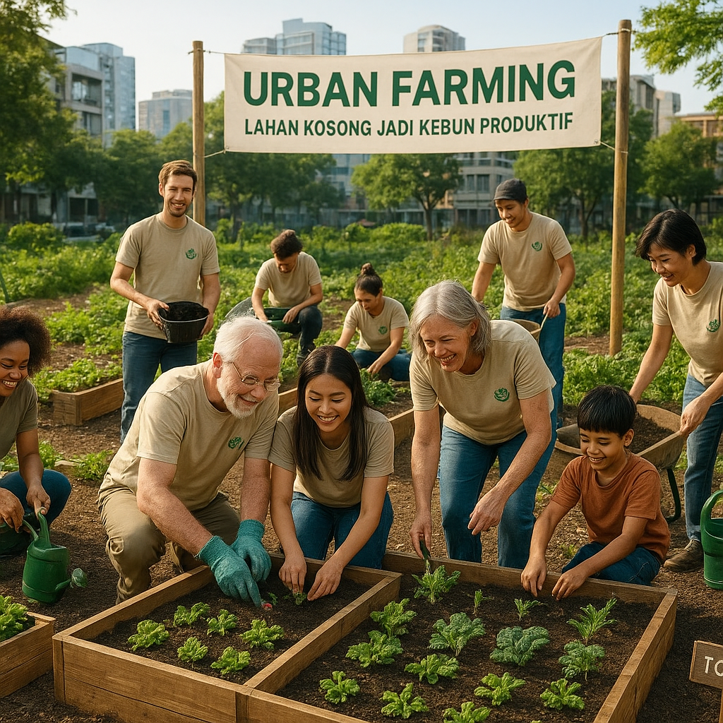 Urban Farming: Lahan Kosong Jadi Kebun Produktif