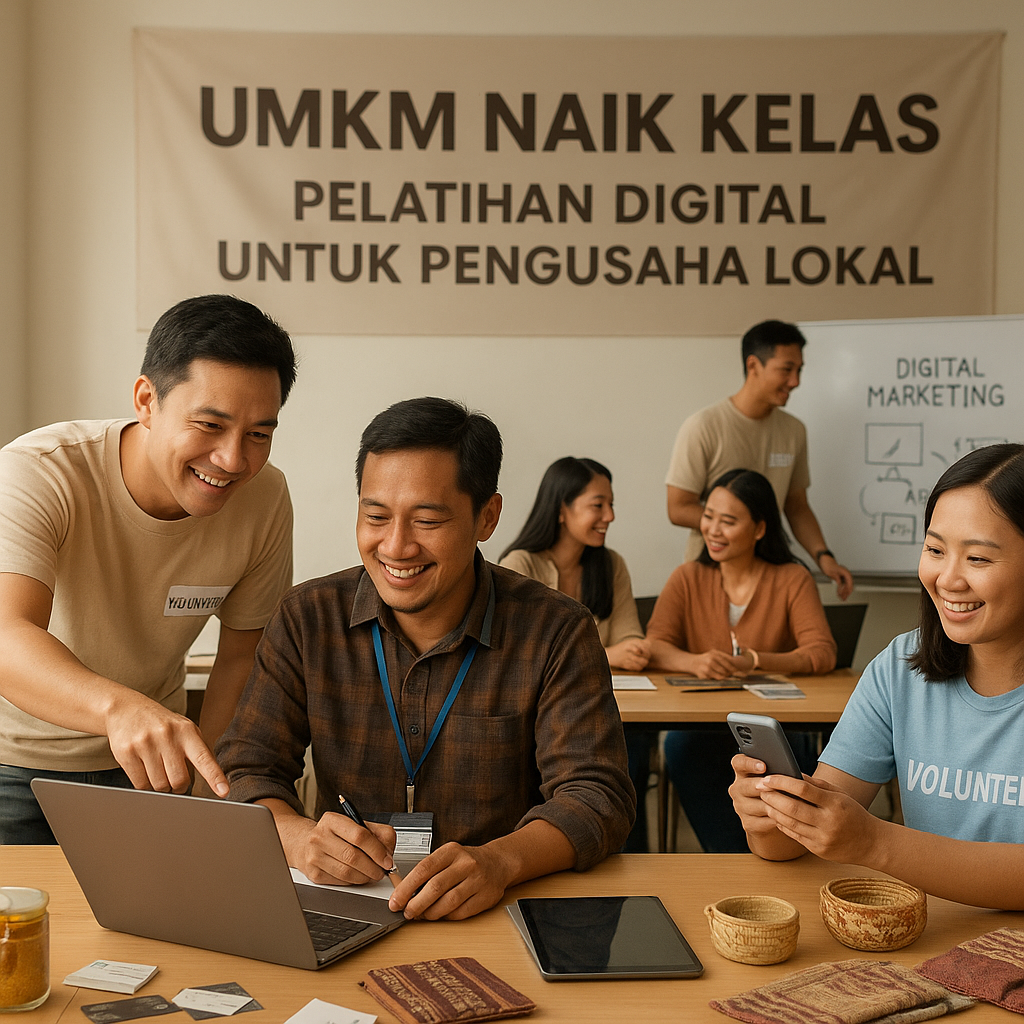 UMKM Naik Kelas: Pelatihan Digital untuk Pengusaha Lokal