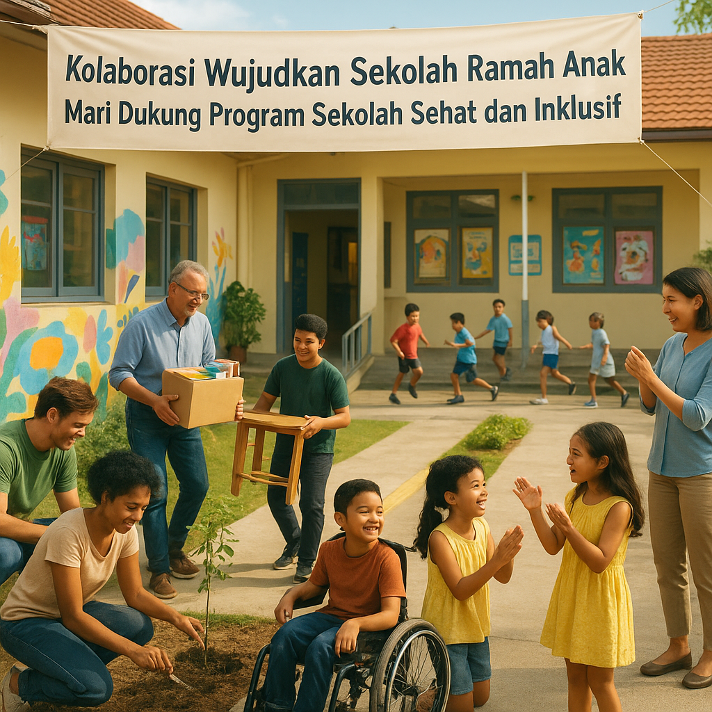 Kolaborasi Wujudkan Sekolah Ramah Anak: Mari Dukung Program Sekolah Sehat dan Inklusif