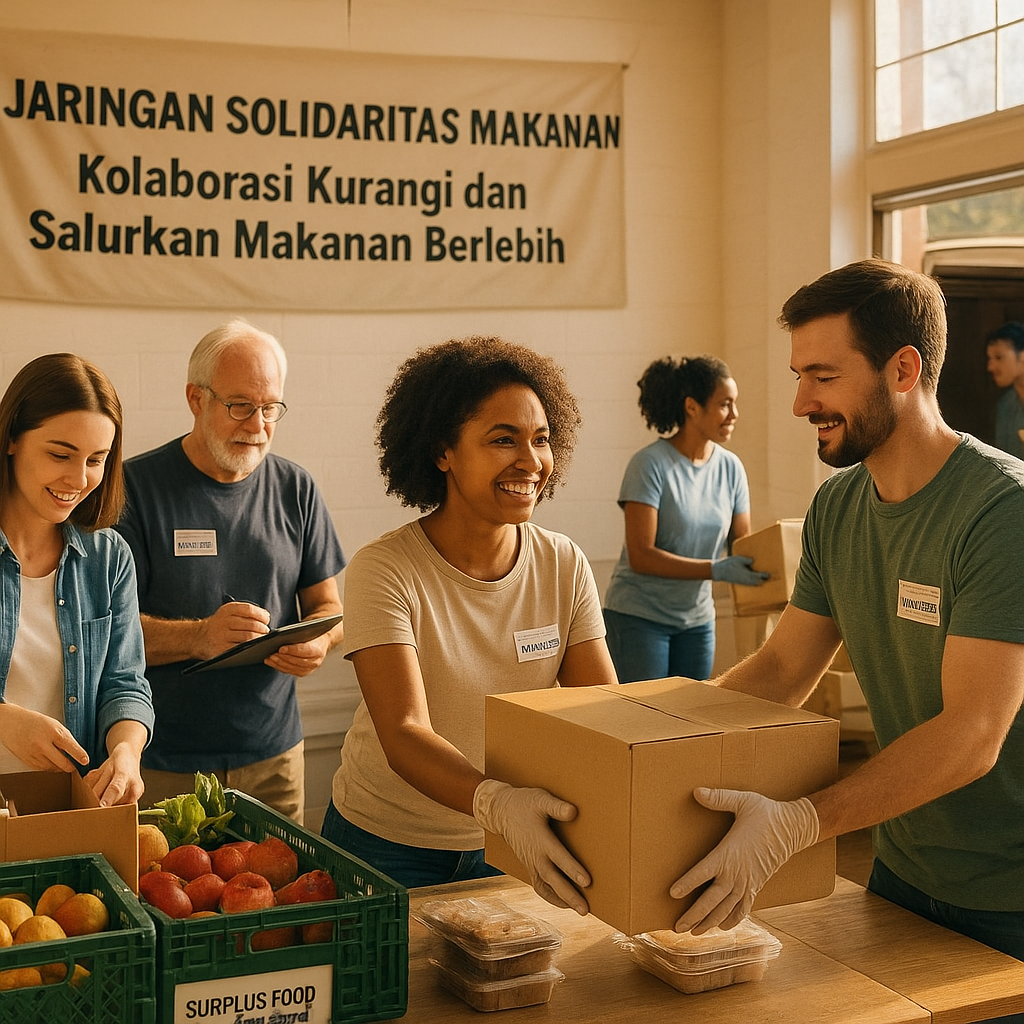 Jaringan Solidaritas Makanan: Kolaborasi Kurangi dan Salurkan Makanan Berlebih