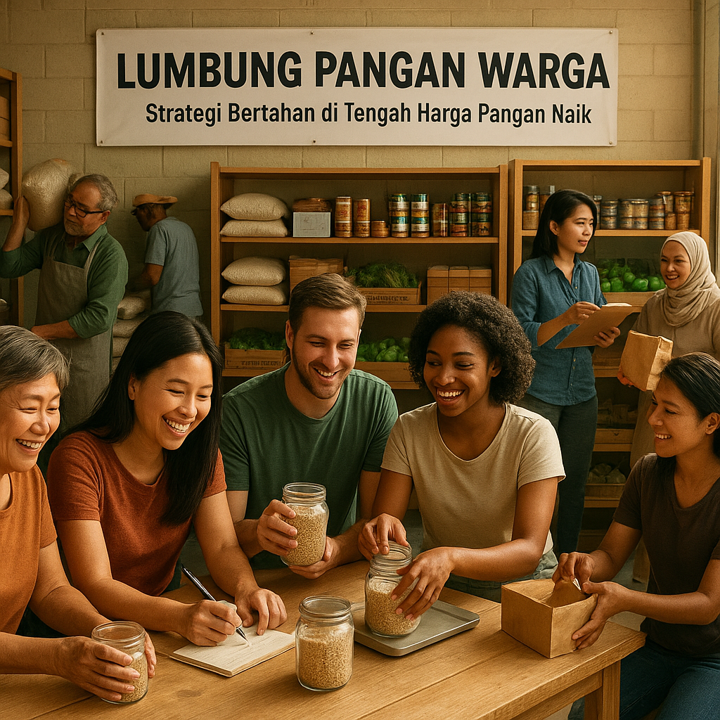 Lumbung Pangan Warga: Strategi Bertahan di Tengah Harga Pangan Naik