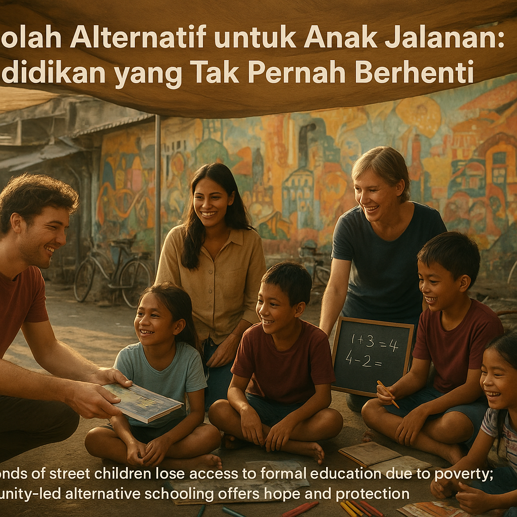 Sekolah Alternatif untuk Anak Jalanan: Pendidikan yang Tak Pernah Berhenti