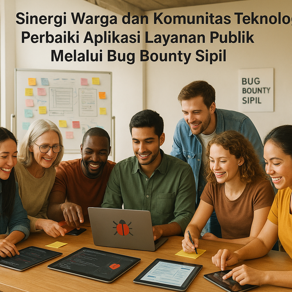 Sinergi Warga dan Komunitas Teknologi Perbaiki Aplikasi Layanan Publik Melalui Bug Bounty Sipil
