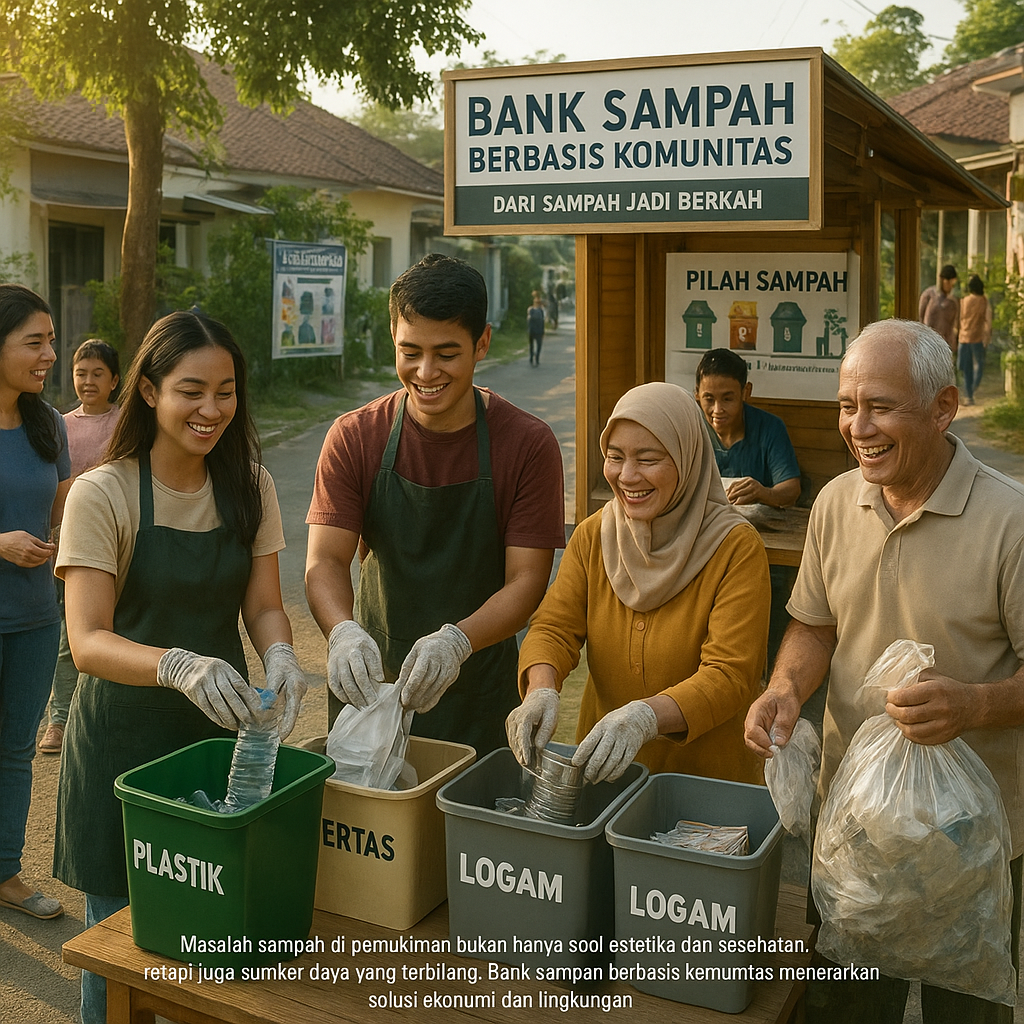Bank Sampah Berbasis Komunitas: Dari Sampah Jadi Berkah