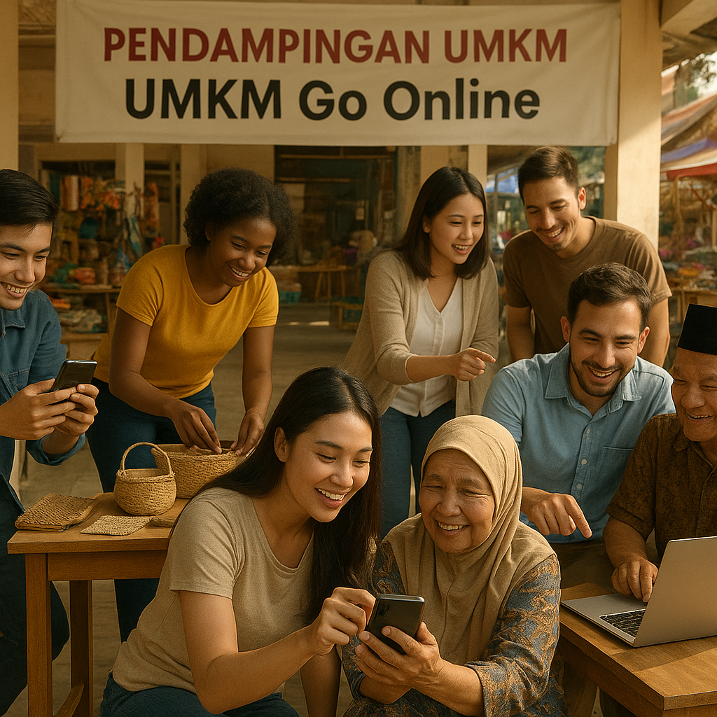 Pemuda Digital: Pendampingan UMKM Lokal Go Online