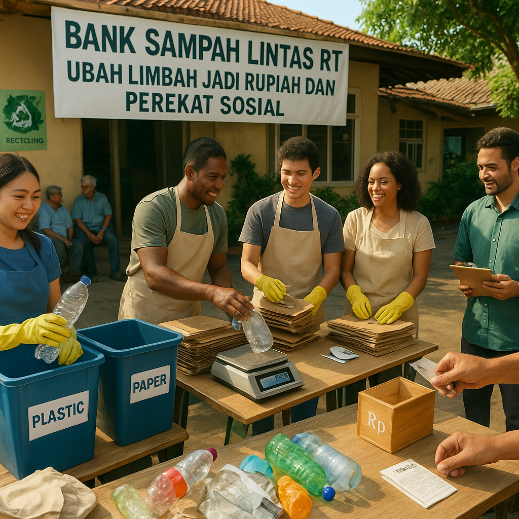 Bank Sampah Lintas RT: Ubah Limbah Jadi Rupiah dan Perekat Sosial