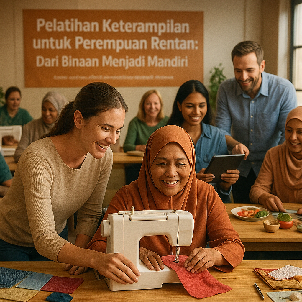 Pelatihan Keterampilan untuk Perempuan Rentan: Dari Binaan Menjadi Mandiri
