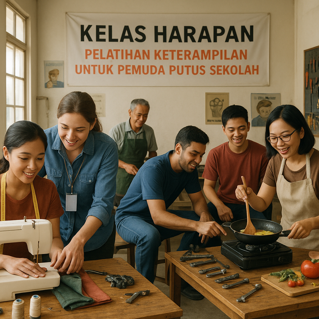 Kelas Harapan: Pelatihan Keterampilan untuk Pemuda Putus Sekolah