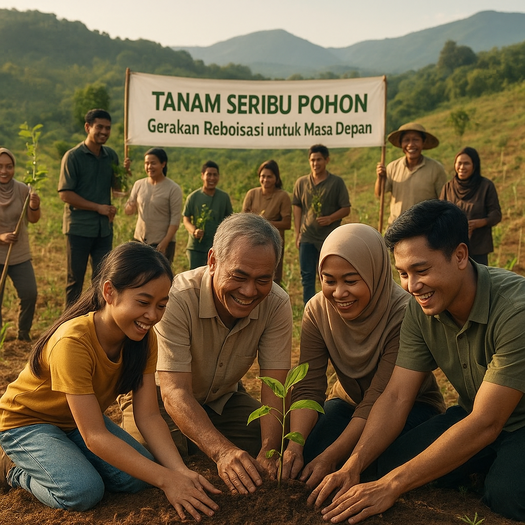 Tanam Seribu Pohon: Gerakan Reboisasi untuk Masa Depan