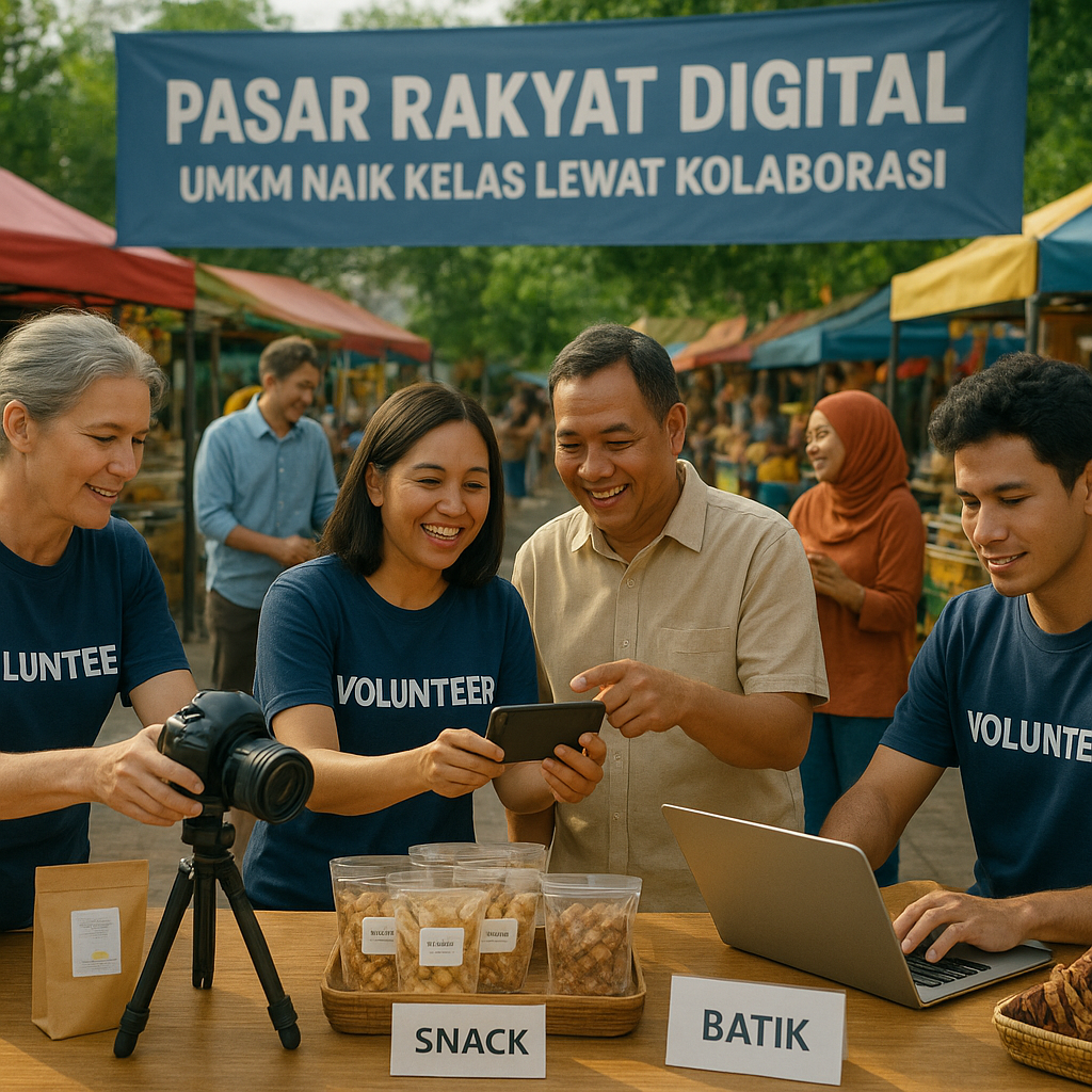 Pasar Rakyat Digital: UMKM Naik Kelas Lewat Kolaborasi
