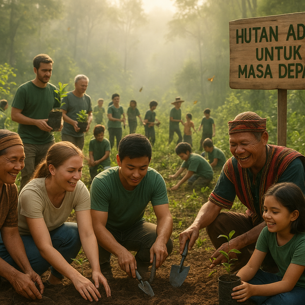 Hutan Adat untuk Masa Depan: Reboisasi Bersama Masyarakat Lokal
