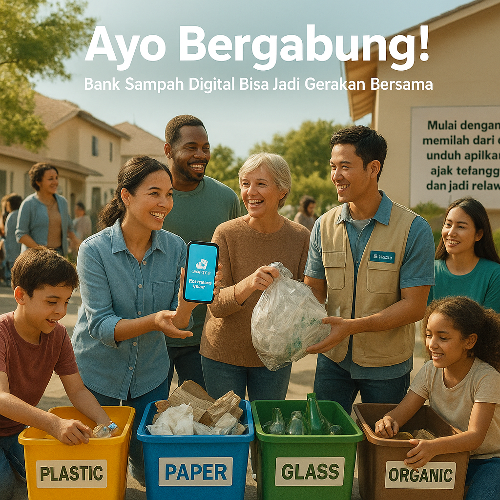 Ayo Bergabung! Bank Sampah Digital Bisa Jadi Gerakan Bersama