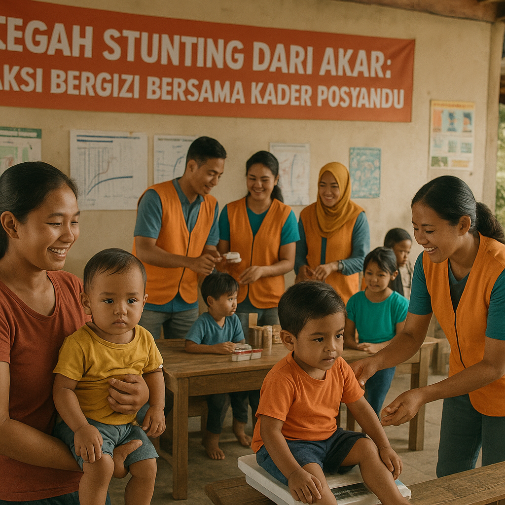 Cegah Stunting dari Akar: Aksi Bergizi Bersama Kader Posyandu