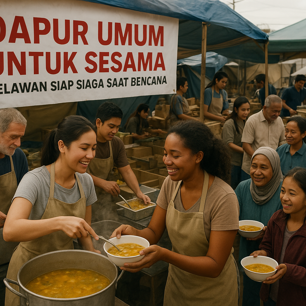 Dapur Umum untuk Sesama: Relawan Siap Siaga Saat Bencana