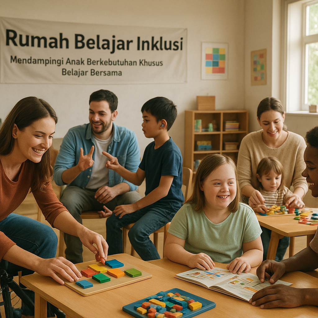 Rumah Belajar Inklusi: Mendampingi Anak Berkebutuhan Khusus Belajar Bersama